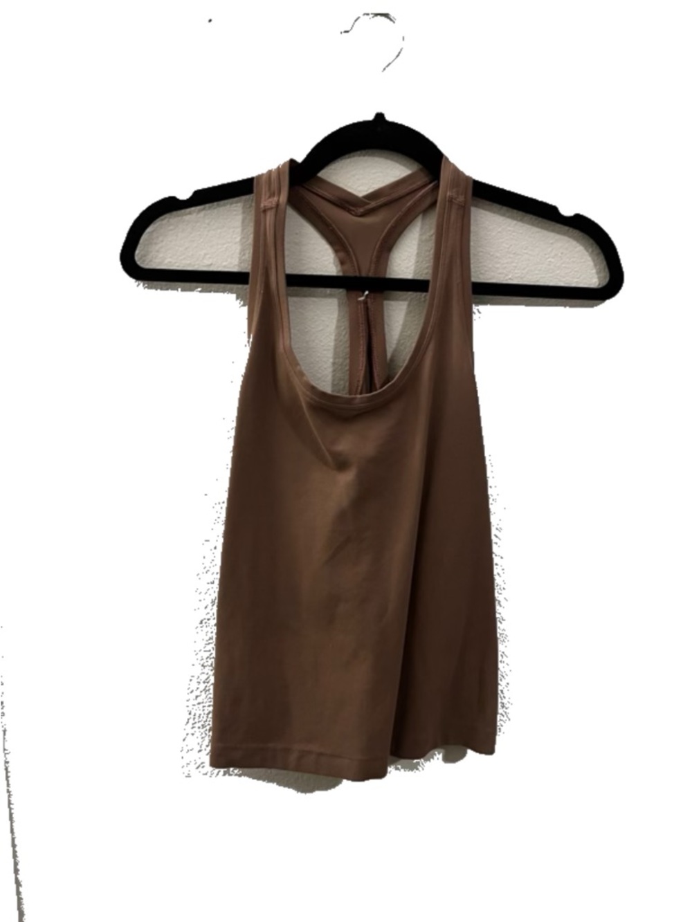 Lululemon Cool Racerback Short Tank Nulu Cacao Brown Size 6